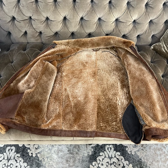 Aston New York 100% Genuine Shearling Leather Jacket - Picture 7 of 9